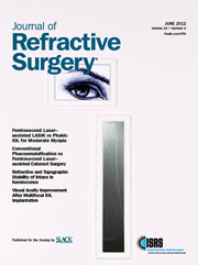 Journal of Refractive Surgery - Junio 2012
